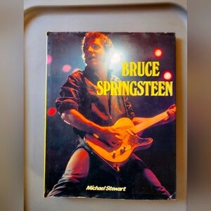 Vintage Hardcover Book on Bruce Springsteen